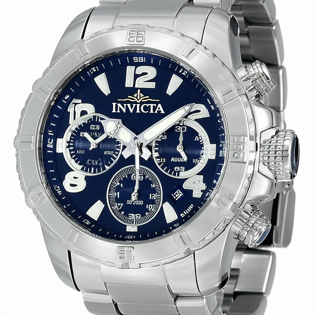 Invicta Men's Subaqua Stainless Steel Quartz Watch with Titanium Strap, Silver, 27.3 (Model: 32120)