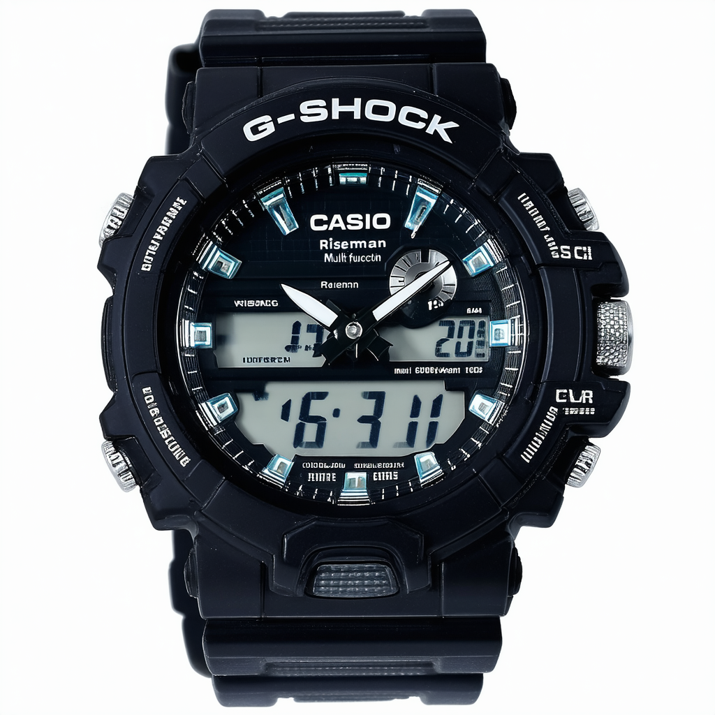 Casio G-Shock Riseman Multi-Function Digital Black Resin Mens Watch G9200BW-1CR