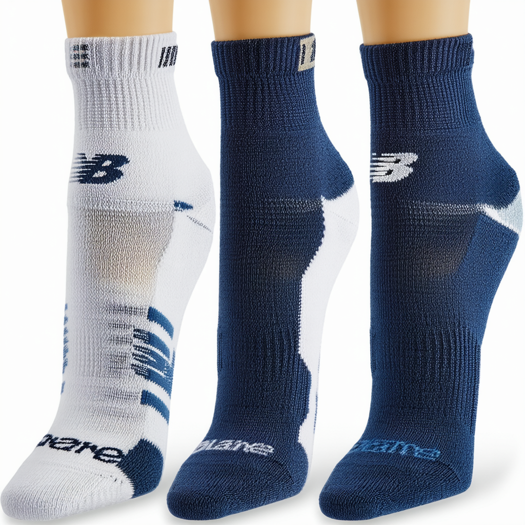 New Balance Unisex 2 Pack Low-Cut with Coolmax Socks