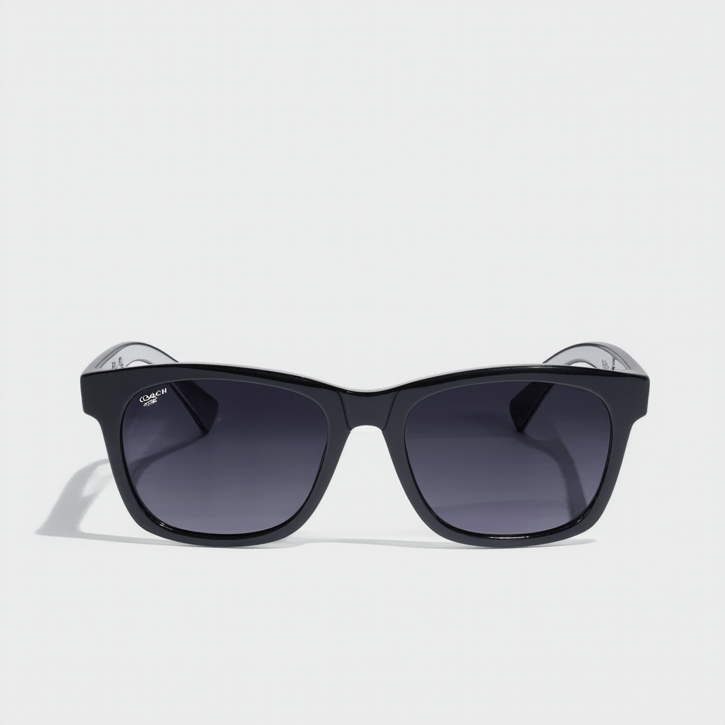 COACH Sunglasses Black/Grey Acetate - Non-Polarized - 54mm