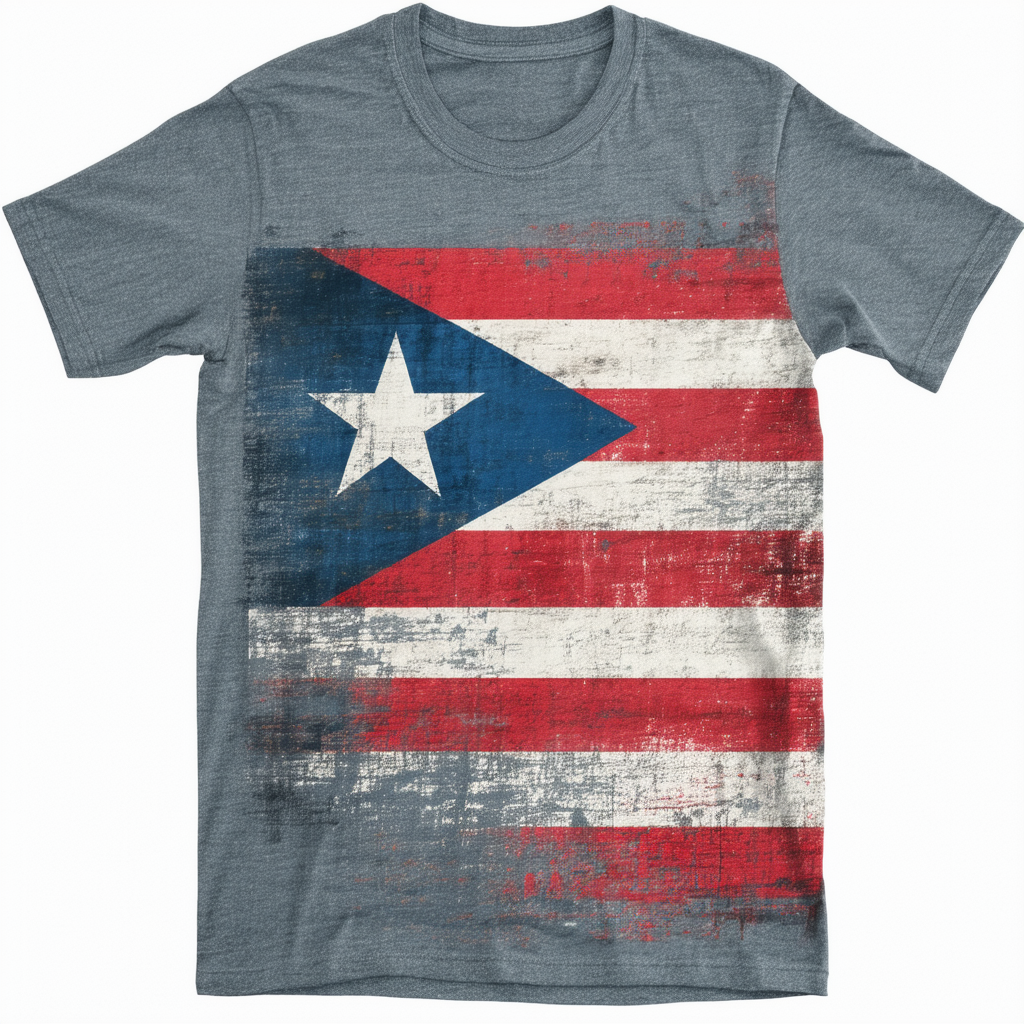 CafePress Puerto Rican Pride Dark T Shirt Graphic Shirt
