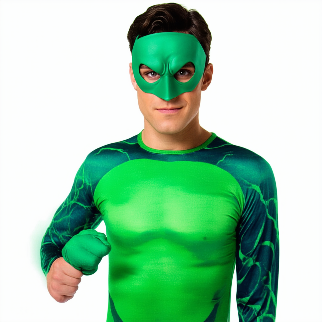 Rubie's Costume Costumes DC Comics Justice League Adult The Riddler Top and Mask