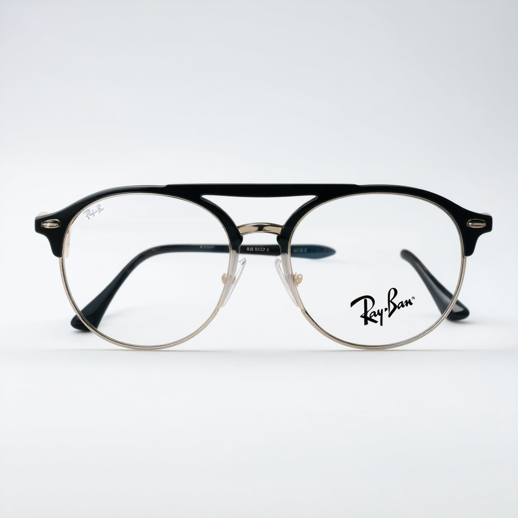 Ray-Ban RB5322-2034 Eyeglass Frame Black,Transparent 53mm