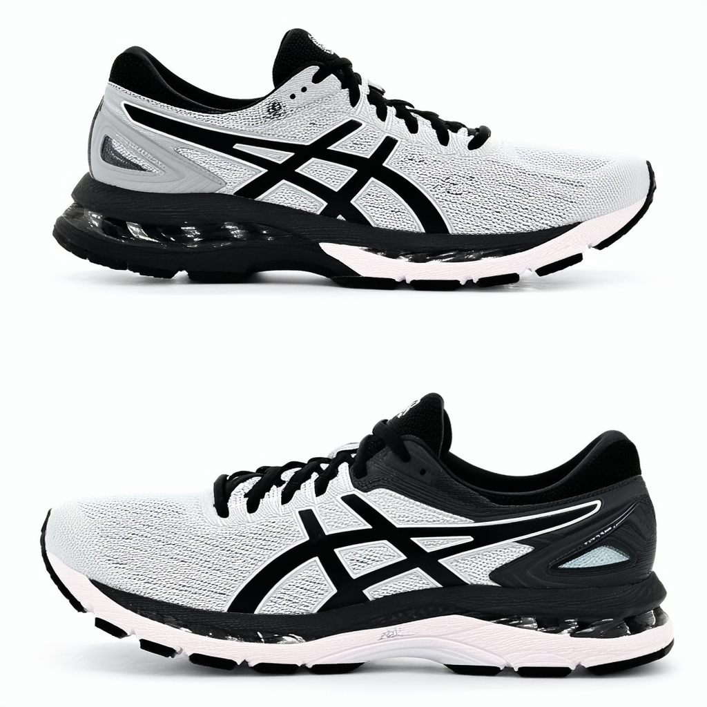 ASICS Men's Gel-Kayano 25 Running Shoes, 10, Glacier Grey/Black