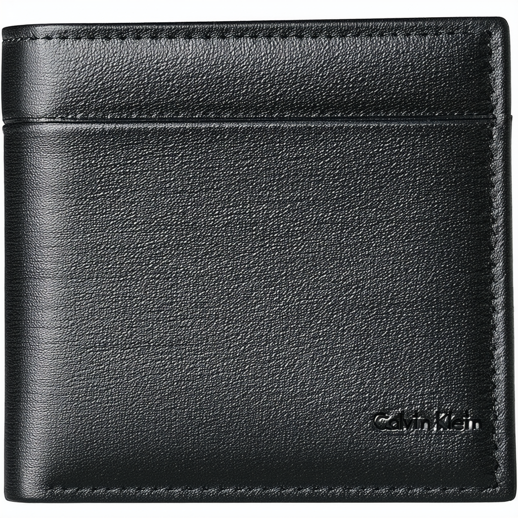 Calvin Klein Men's Leather Bifold Wallet w/ Key Fob