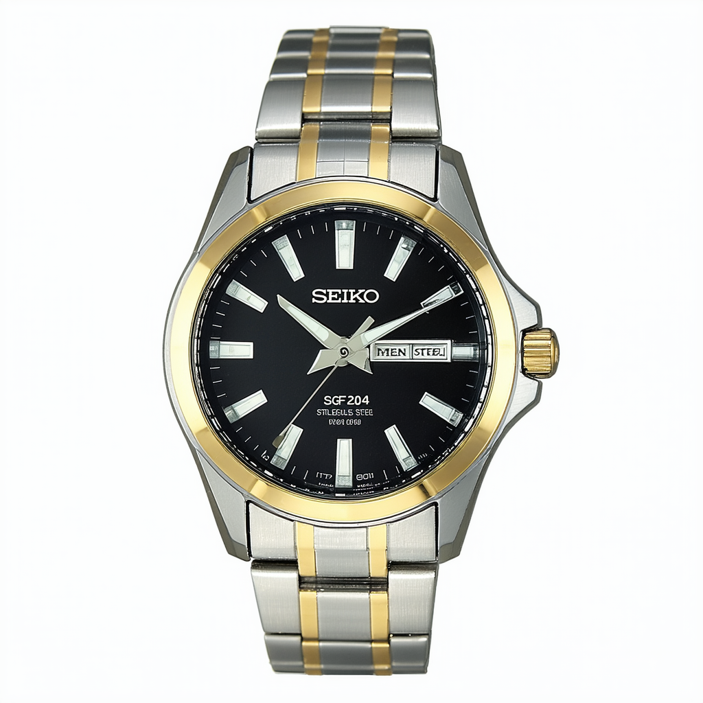 Seiko Men's SGF204 Stainless Steel Two-Tone Watch