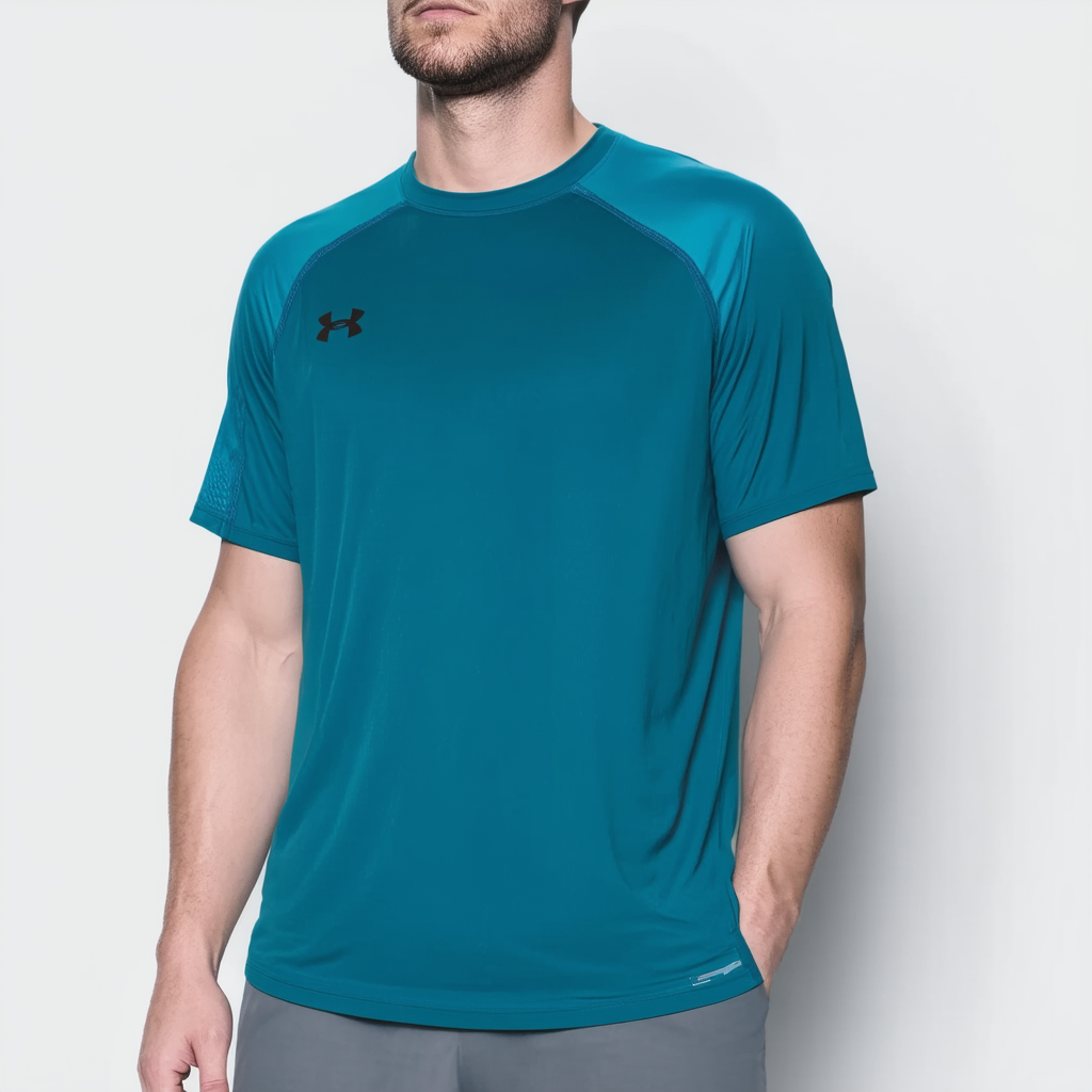 Under Armour mens Tech 2.0 Short-Sleeve T-Shirt , Teal Rush (454)/Pitch Gray , Medium