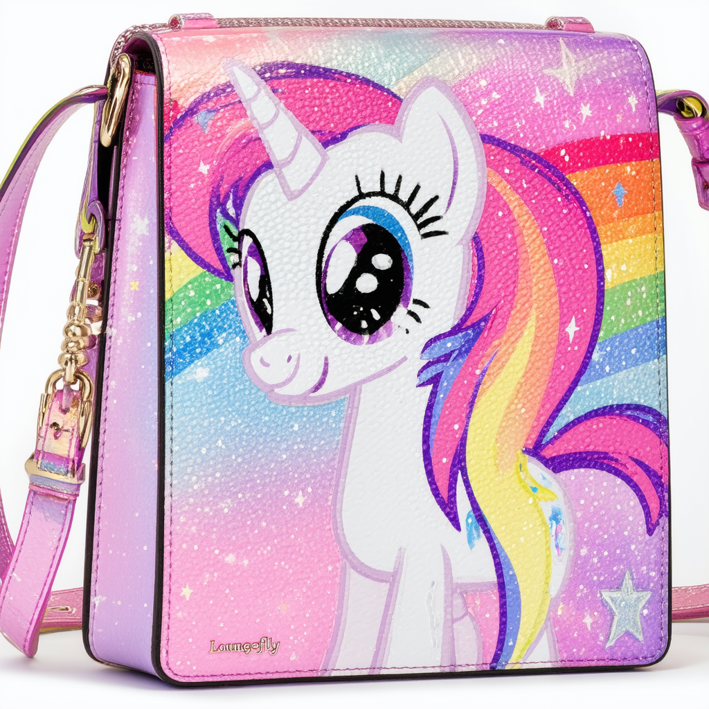 Loungefly My Little Pony Starshine Rainbow Womens Double Strap Shoulder Bag Purse
