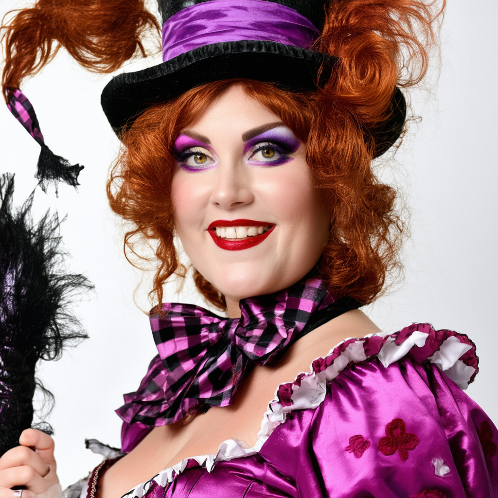 Plus Size Women's Pretty Mad Hatter Costume