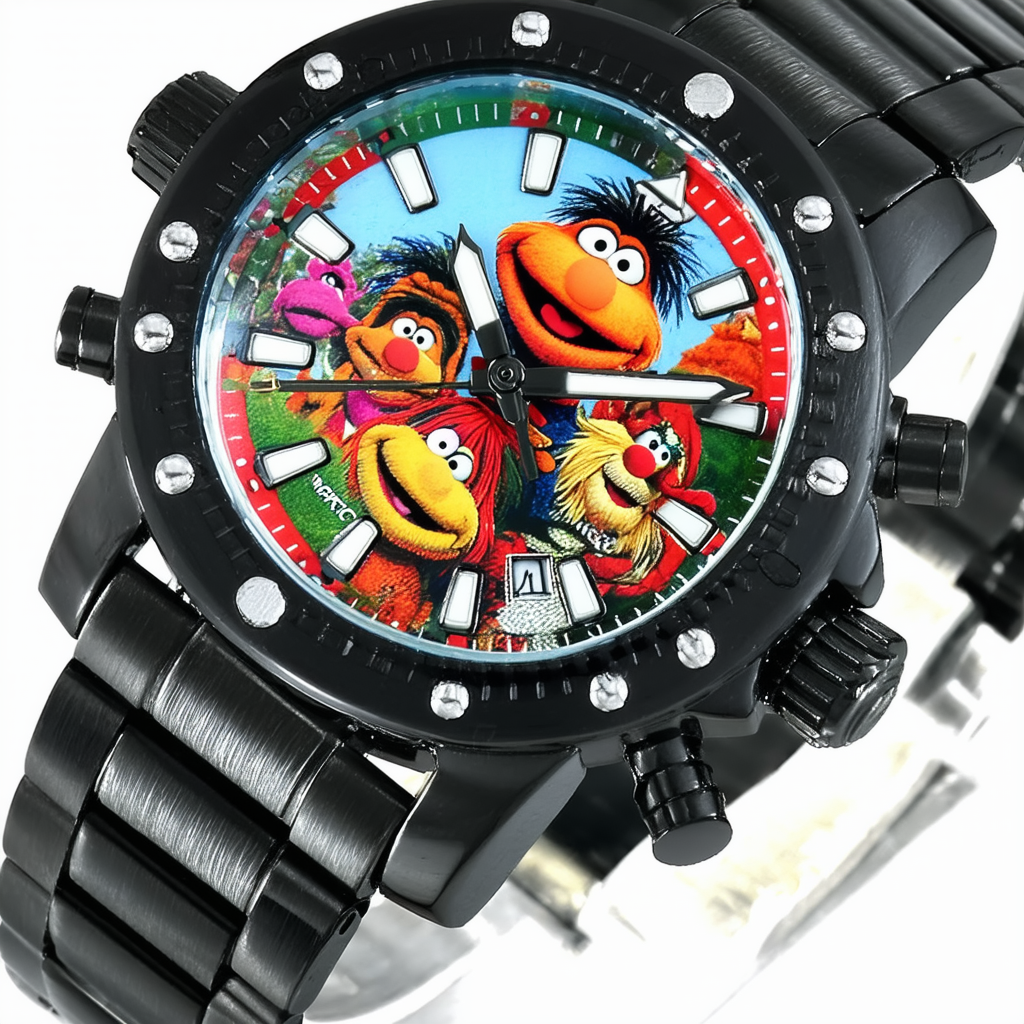 Invicta Fraggle Rock Men's 25002 Character Collection Analog Display Quartz Black Watch