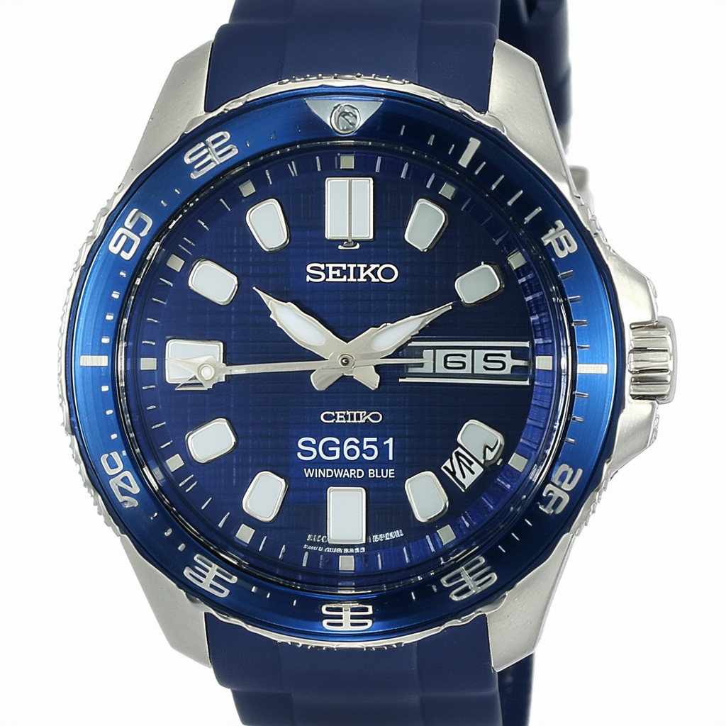 Seiko SGE651 Men's Watch Windward Blue Dial