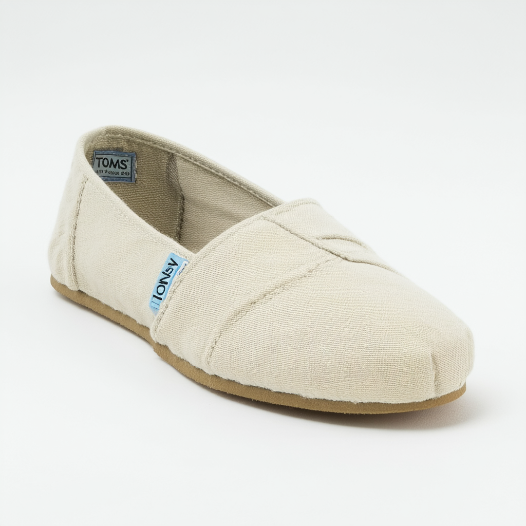 TOMS Natural Canvas Women's Classics, Size 8