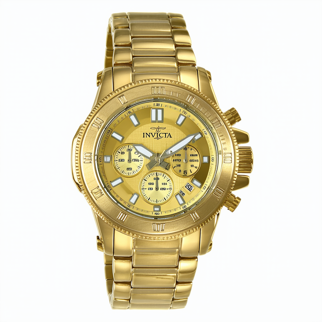 Invicta Men's 17163 Bolt Analog Display Swiss Quartz Gold Watch