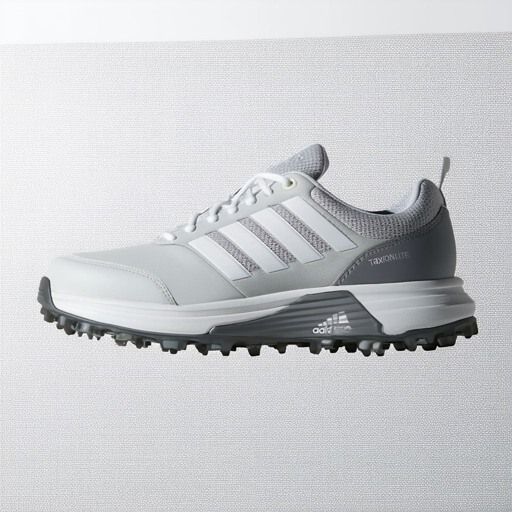 adidas TraxionLITE Sport at Golf Shoe (Silver/Silver/White)