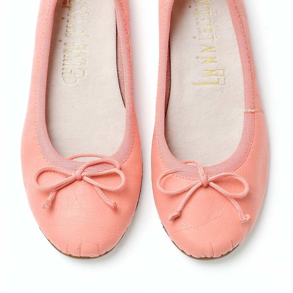 Lucky Brand Kids Girl's Emmie Ballet Flat, Peach Whip, 12 Medium US Little Kid