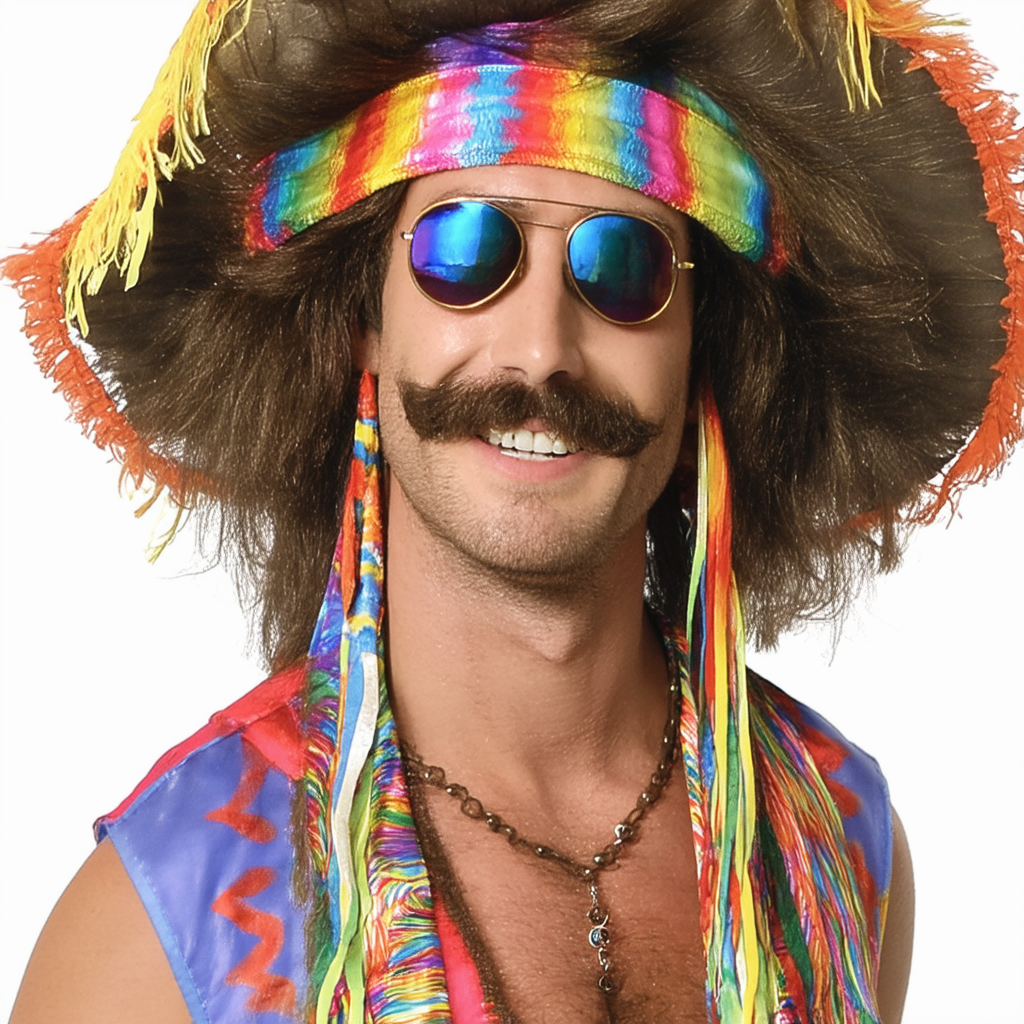 Forum Novelties Men's Hippie Dude Costume