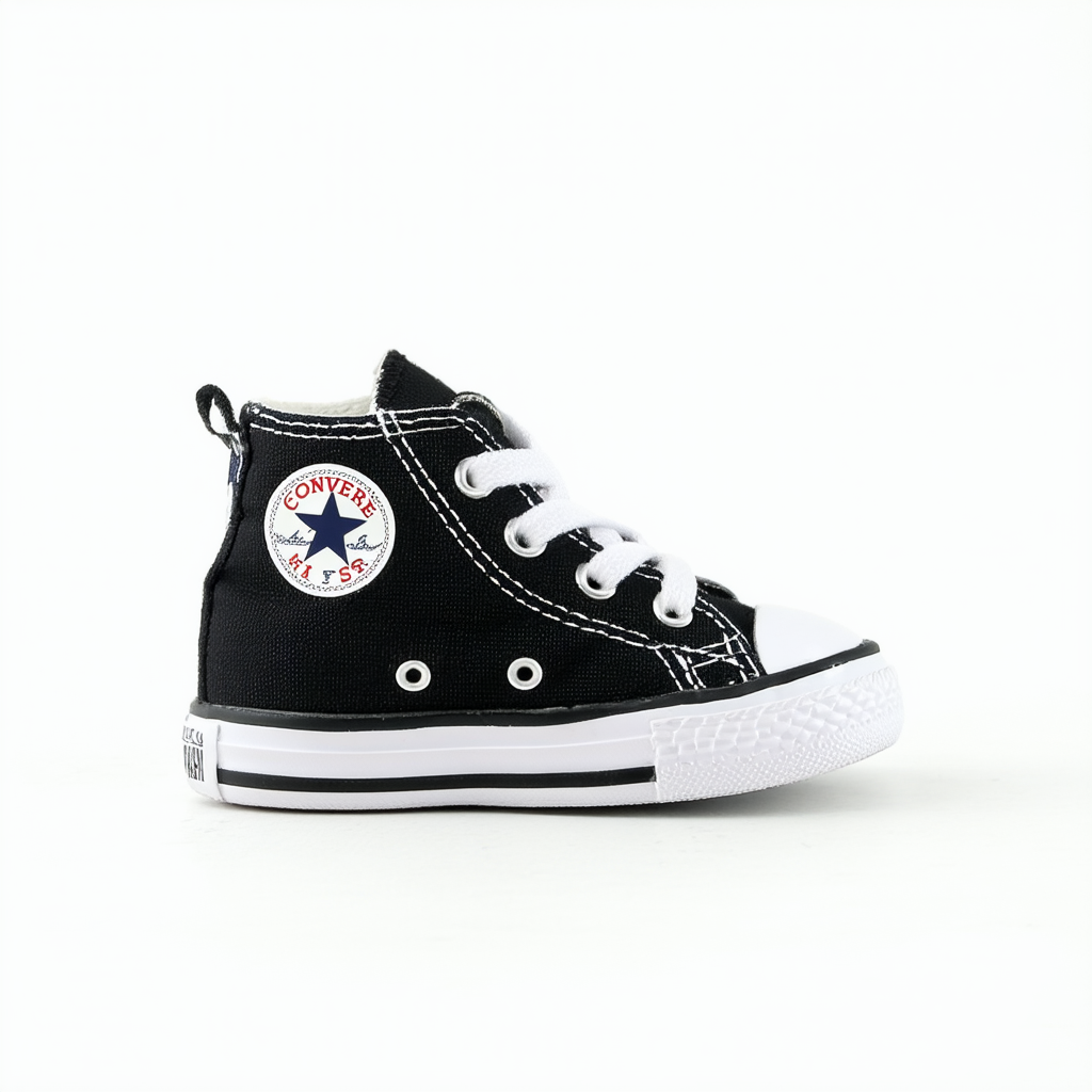 Converse Kids Chuck Taylor Classic Black Sneaker - 13.5