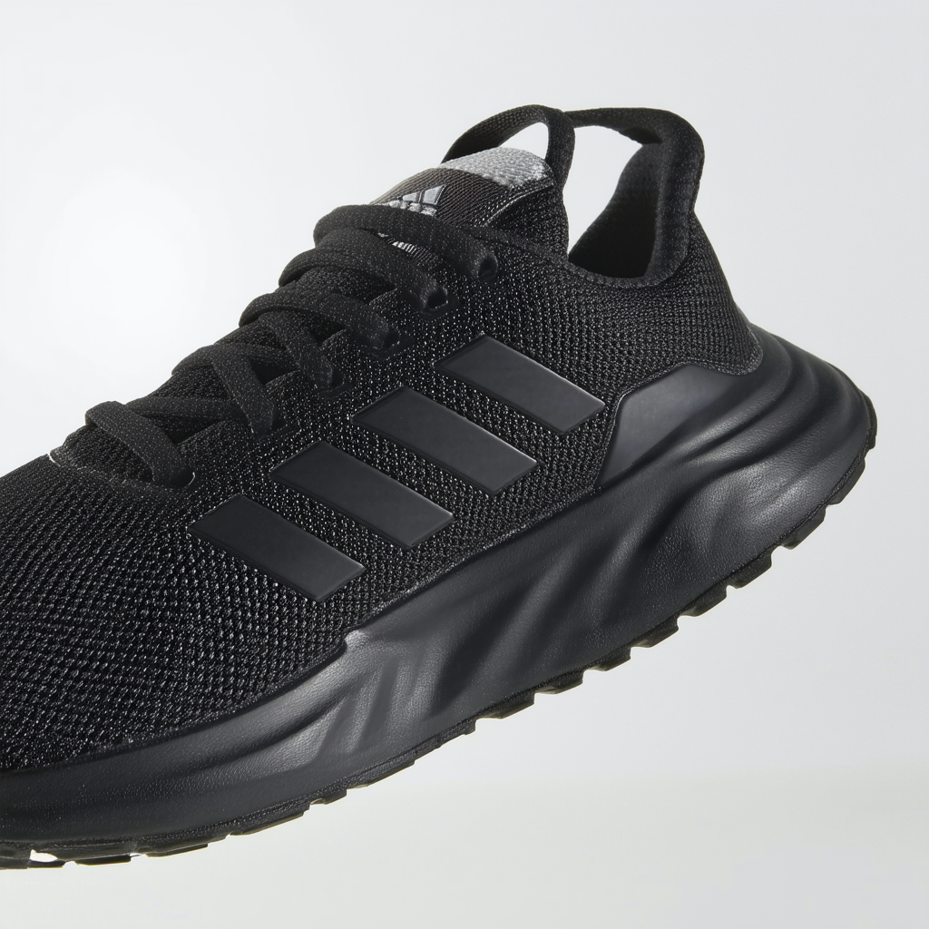 adidas Kids' Fortarun,Black/Black/Black,11 Medium US Little Kid