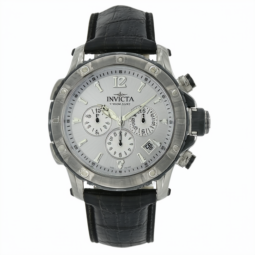 Invicta Men's 18535 Venom Quartz Multifunction Antique Silver Dial Watch