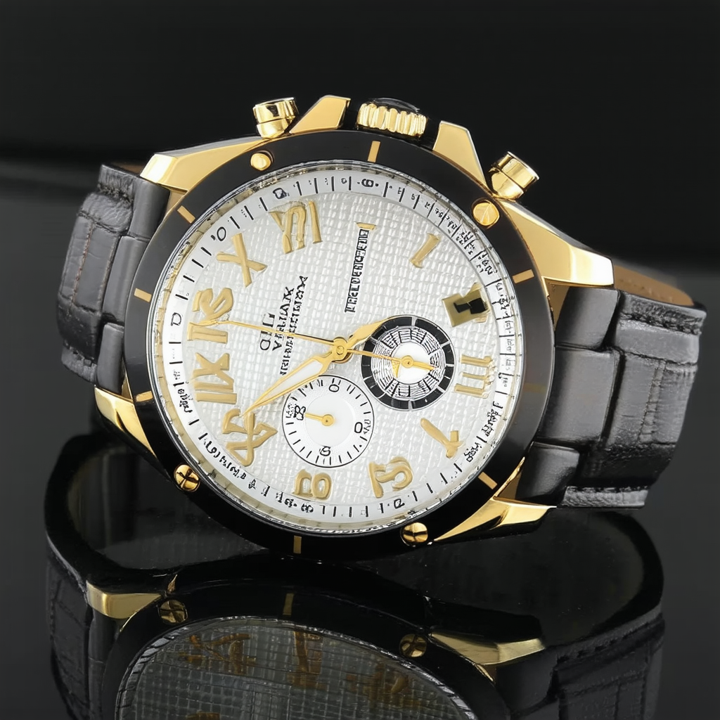 Swiss Legend Men's 20434-YG-02S-BRW Heritage Silver Dial Watch
