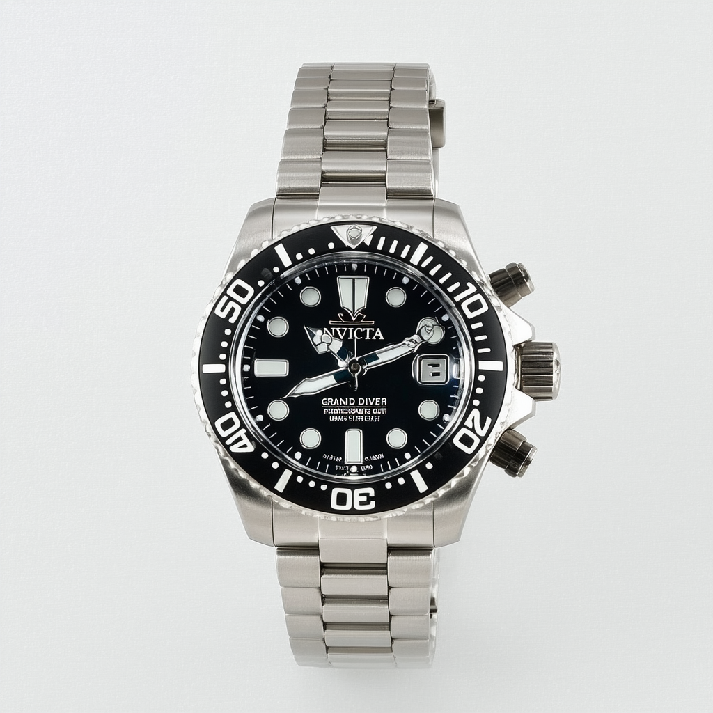 Invicta Men's Grand Diver Swiss Quartz GMT Watch #5128