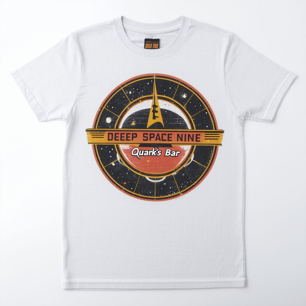 Men's Star Trek: Deep Space Nine Quark's Bar Logo T-Shirt