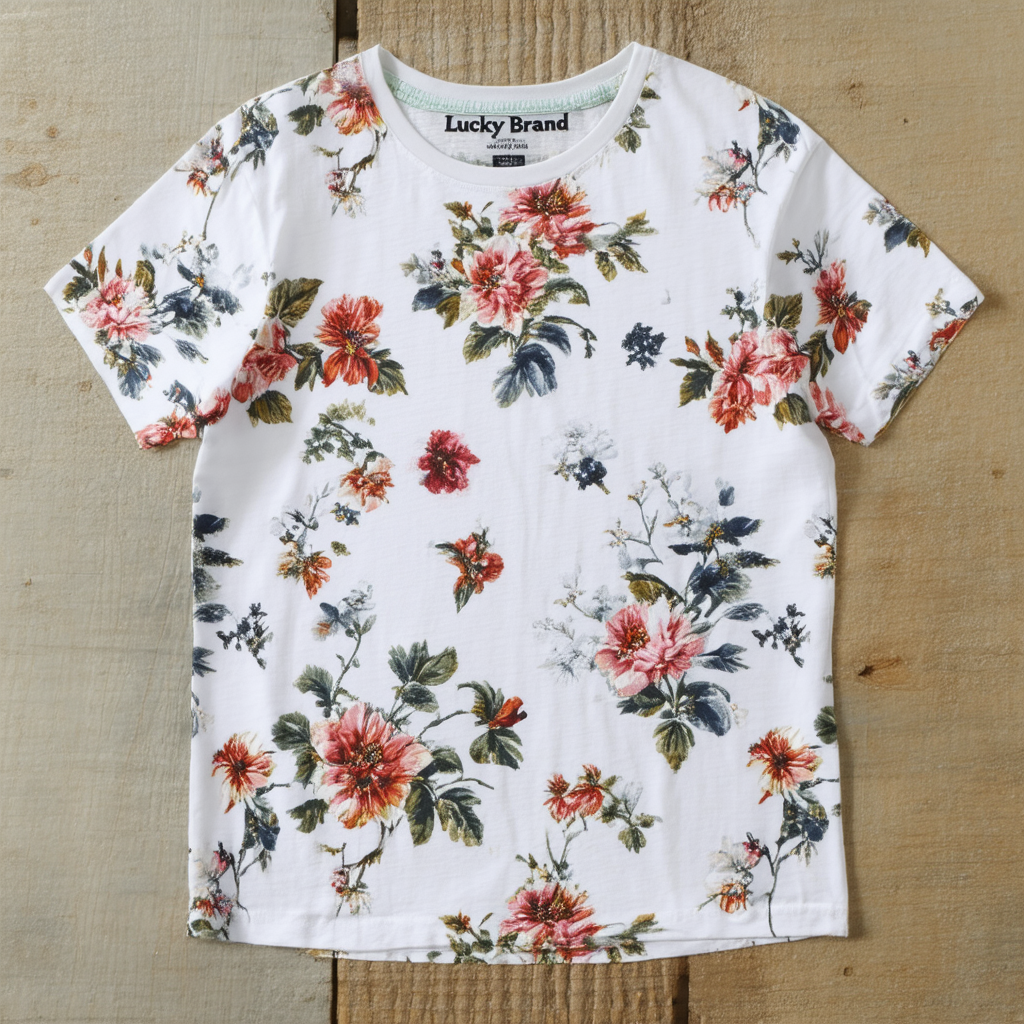 Lucky Brand Garden Floral Tee