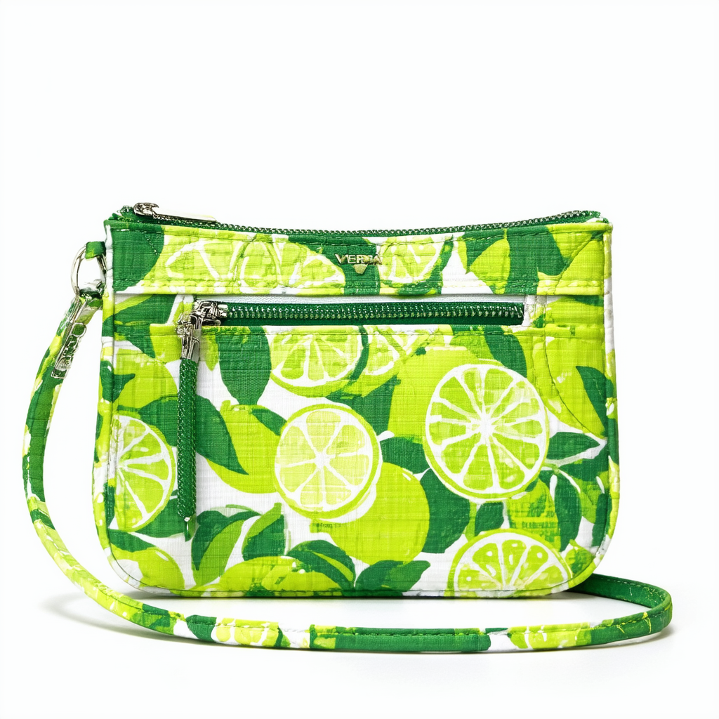Vera Bradley Mini Hipster in Limes Up