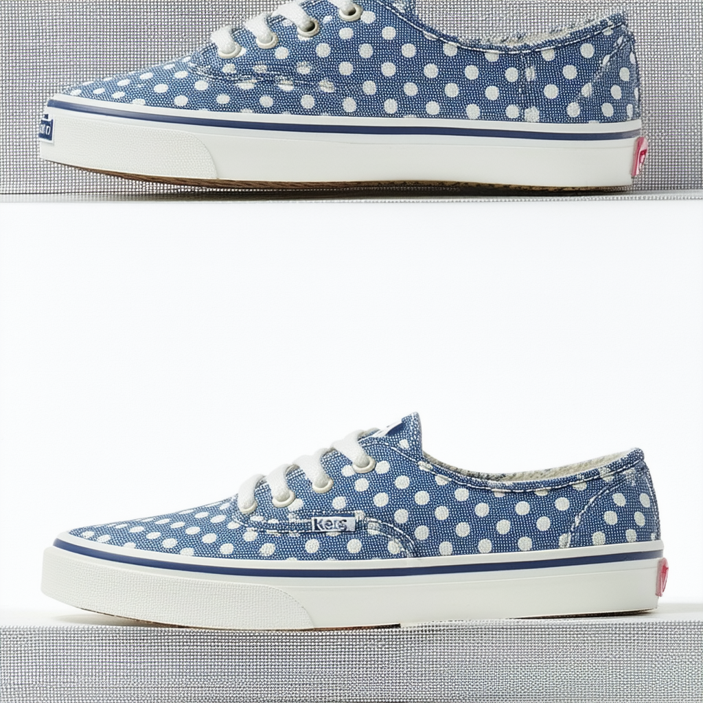 Keds Women's Teacup Boat Micro-Dot Fashion Sneaker
