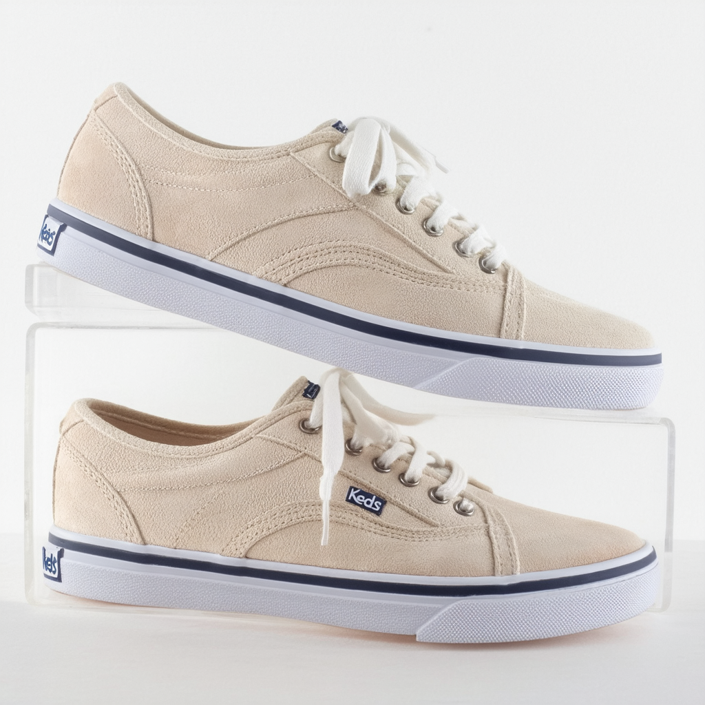 Keds Women's Double Decker Suede Tossed Wave Logo Sneaker