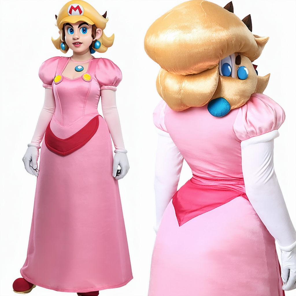 Super Mario Bros. - Princess Peach Plus Adult Costume