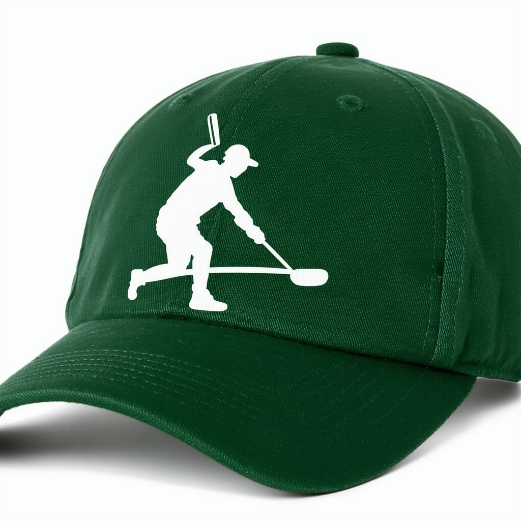 CafePress Curling Player Cap Baseball Cap