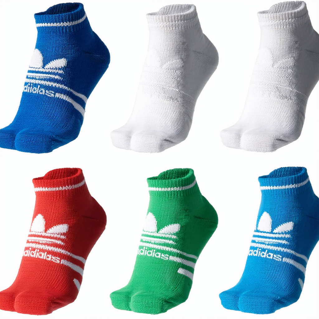 adidas Originals Kids-Boy's/Girl's Trefoil Cushioned Crew Socks (6-Pair)