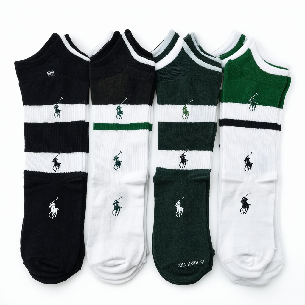 POLO RALPH LAUREN 8pk Outlined Logo no show Athletic Socks