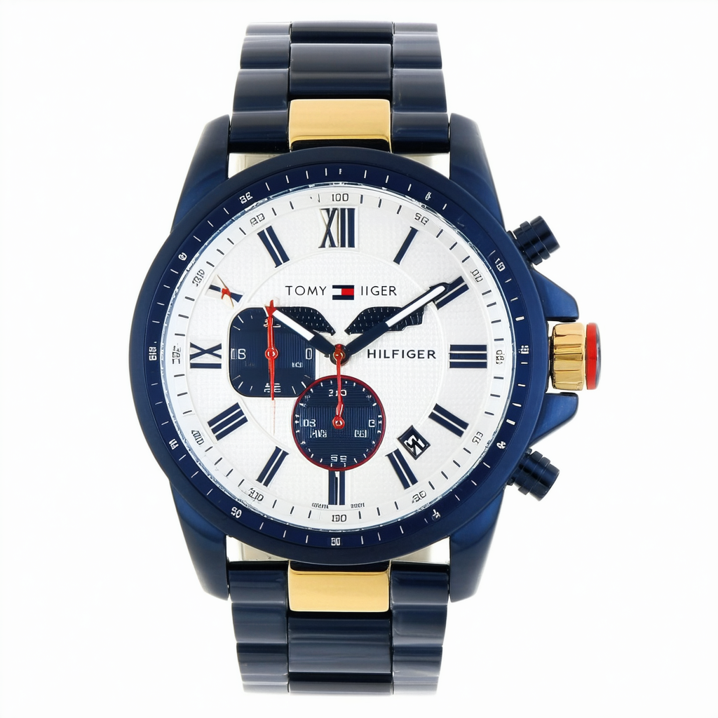 Tommy Hilfiger Trent 1791054 Mens Wristwatch Solid Case