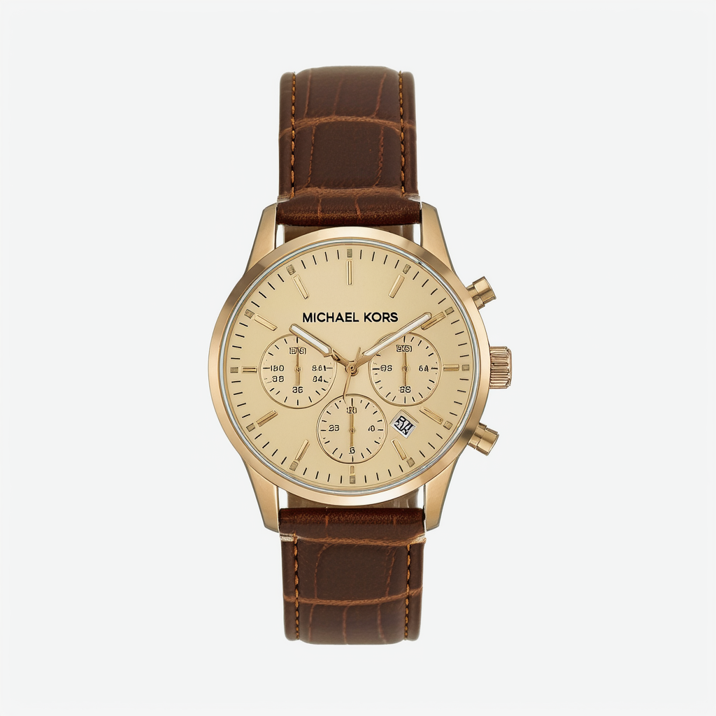 Michael Kors Men's Slim Runway Brown Watch MK8508