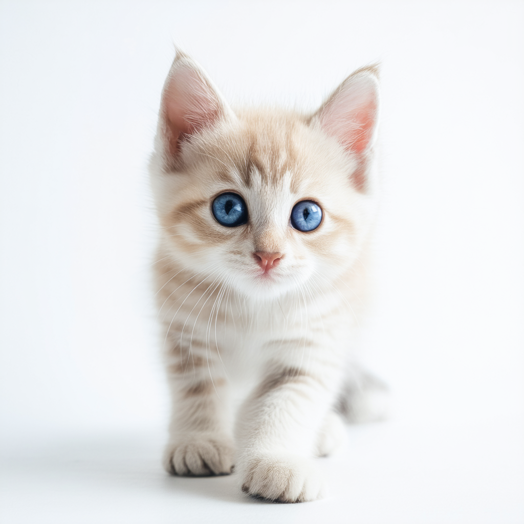 The Mountain Blue Eyed Kitten