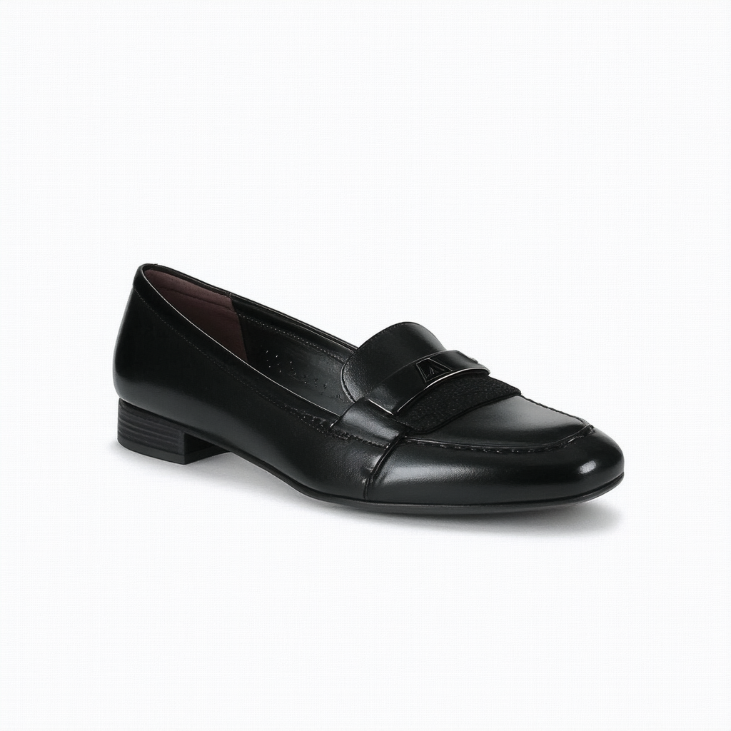 AK Anne Klein Women's Cailley Leather Slip-On Loafer