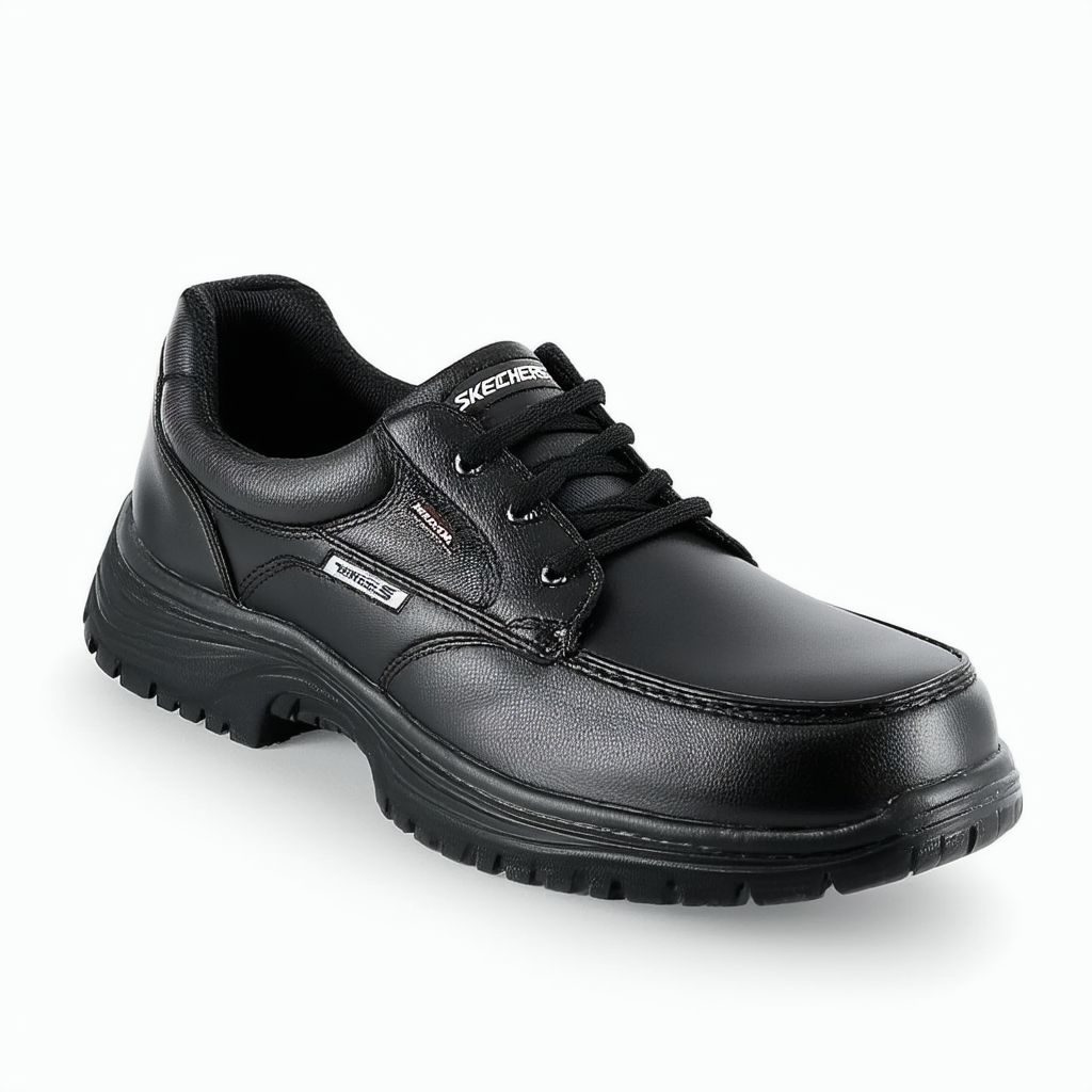 Skechers Work Men's Nampa Slip Resistant Work Shoe Black