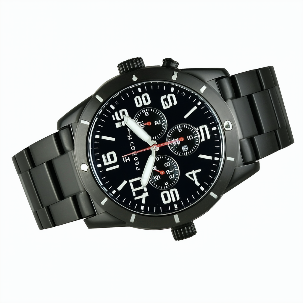 Fossil Men's CH2703 Decker Rubber Band Black Dial Watch