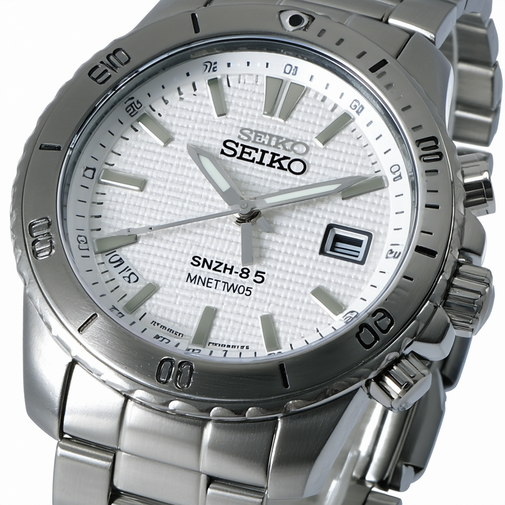 SEIKO Men's SNZH81 5 Sports Stainless Steel Bracelet Watch