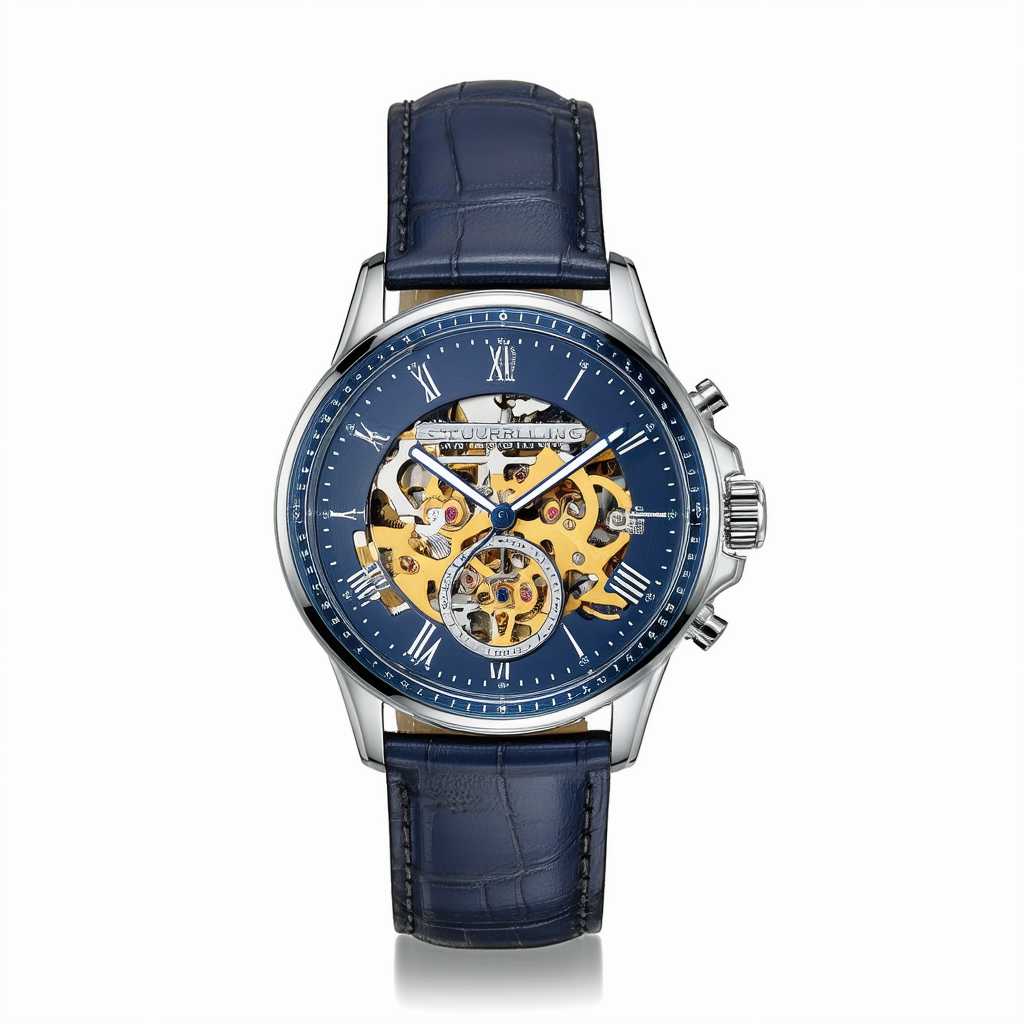 Stuhrling Original Men's 4AT.332534 Lifestyle Alpine Automatic Skeleton Watch