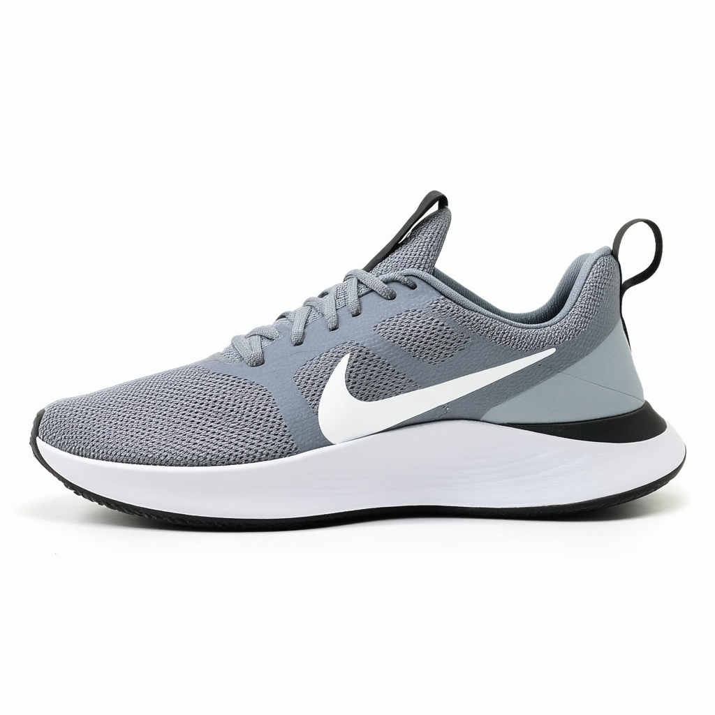 NIKE Duel Racer Men's Sneaker, Light Charcoal/White/Pale Grey, 9 (D)M US