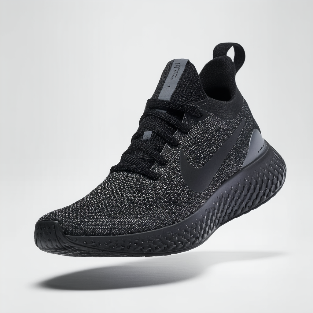 Nike Epic React Flyknit 2 Men's Running Shoe Black/Black-Black 8.5