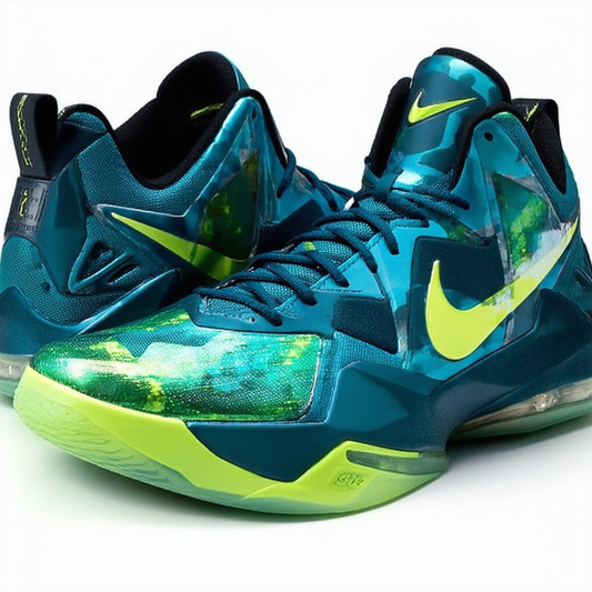 NIKE Gradeschool Lebron XI (GS) Deep Sea/Volt/Gmm Grn/Mnrl Teal 621712-300
