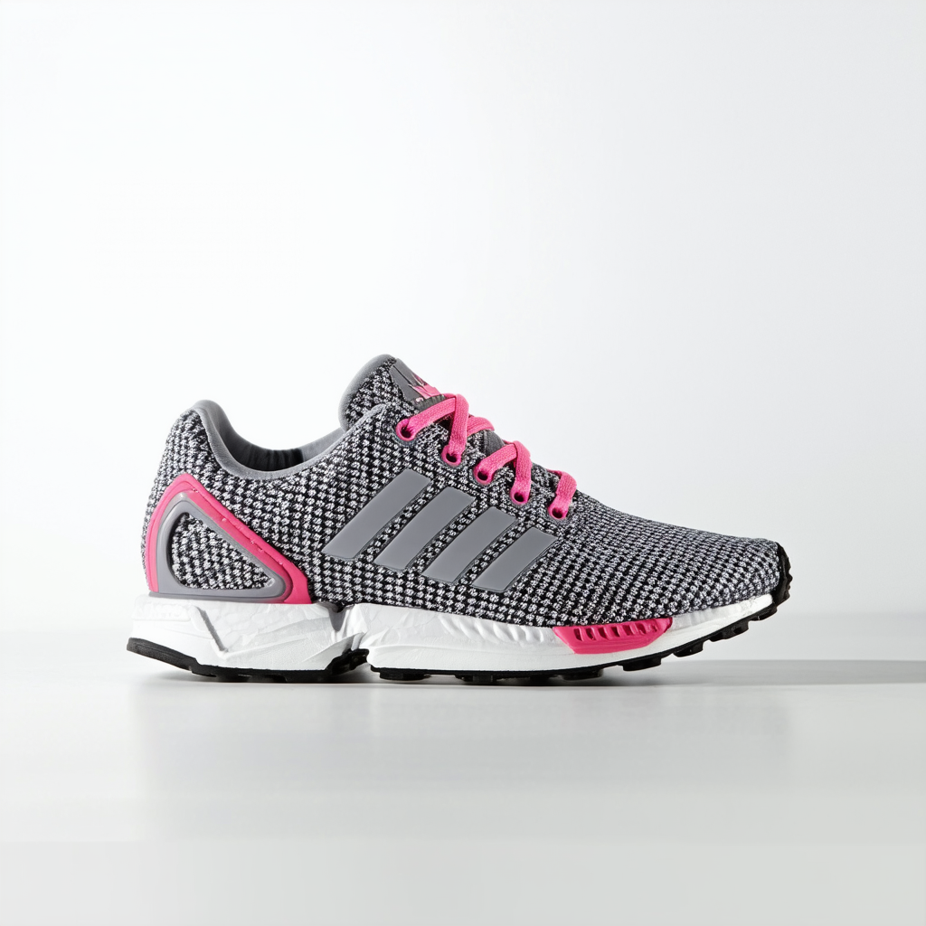 adidas JWONGBOUTIQUE 2014 ZX Flux Weave Grey Pink M198870 sz 10.5