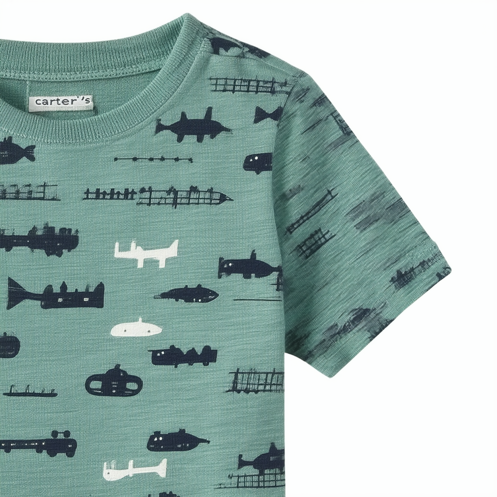 Carter's Boys' 2T-8 Short Sleeve Tee