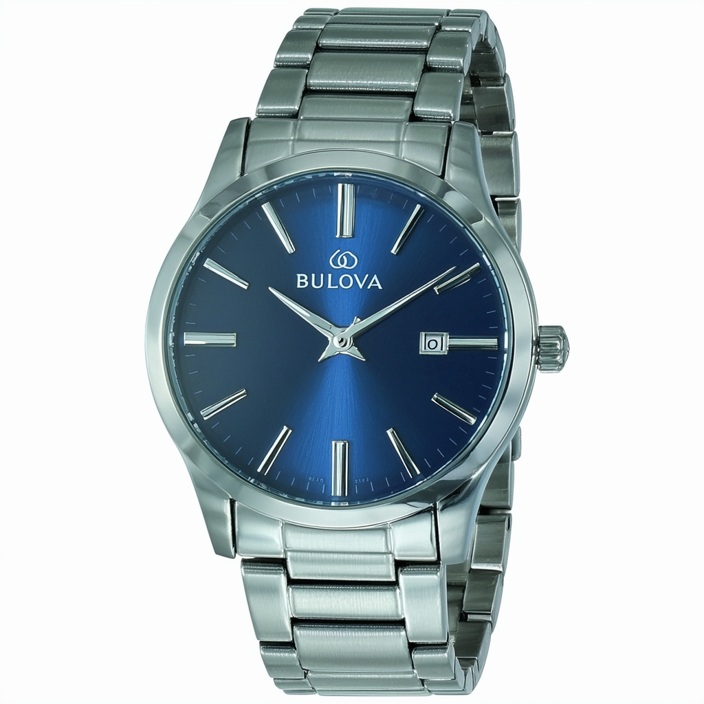 Bulova Women's 96M107 Blue Dial Bracelet Watch