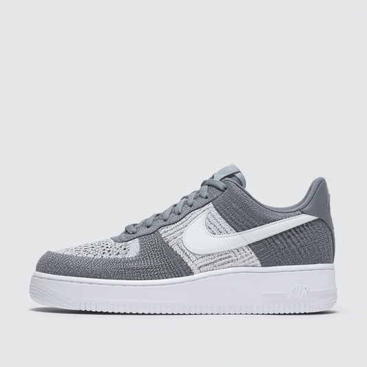Nike Men's Air Force 1 Ultra Flyknit Low CoolGrey/White 817419-006