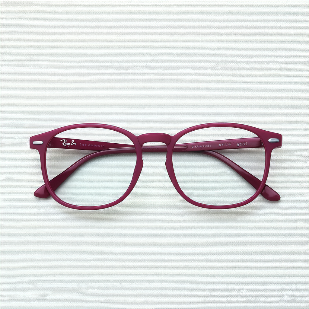Ray-Ban Junior RY1561 Eyeglasses Rubber Mettallic Fuxia 41mm